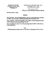 Đề kiểm tra định kỳ học kỳ I môn Lịch sử Lớp 9 - Năm học 2017-2018 - Trường PTDTBT THCS Phăng Sô Lin (Có đáp án)